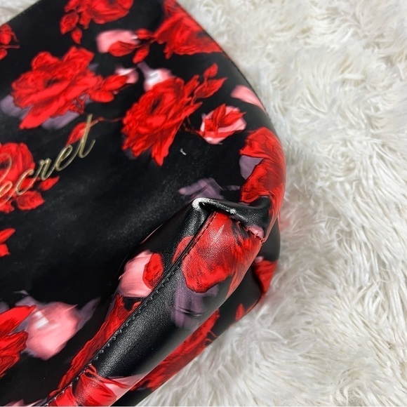 Victoria's Secret Large Red Floral Rose Tote Bag Limited Edition - Picture 6 of 16
